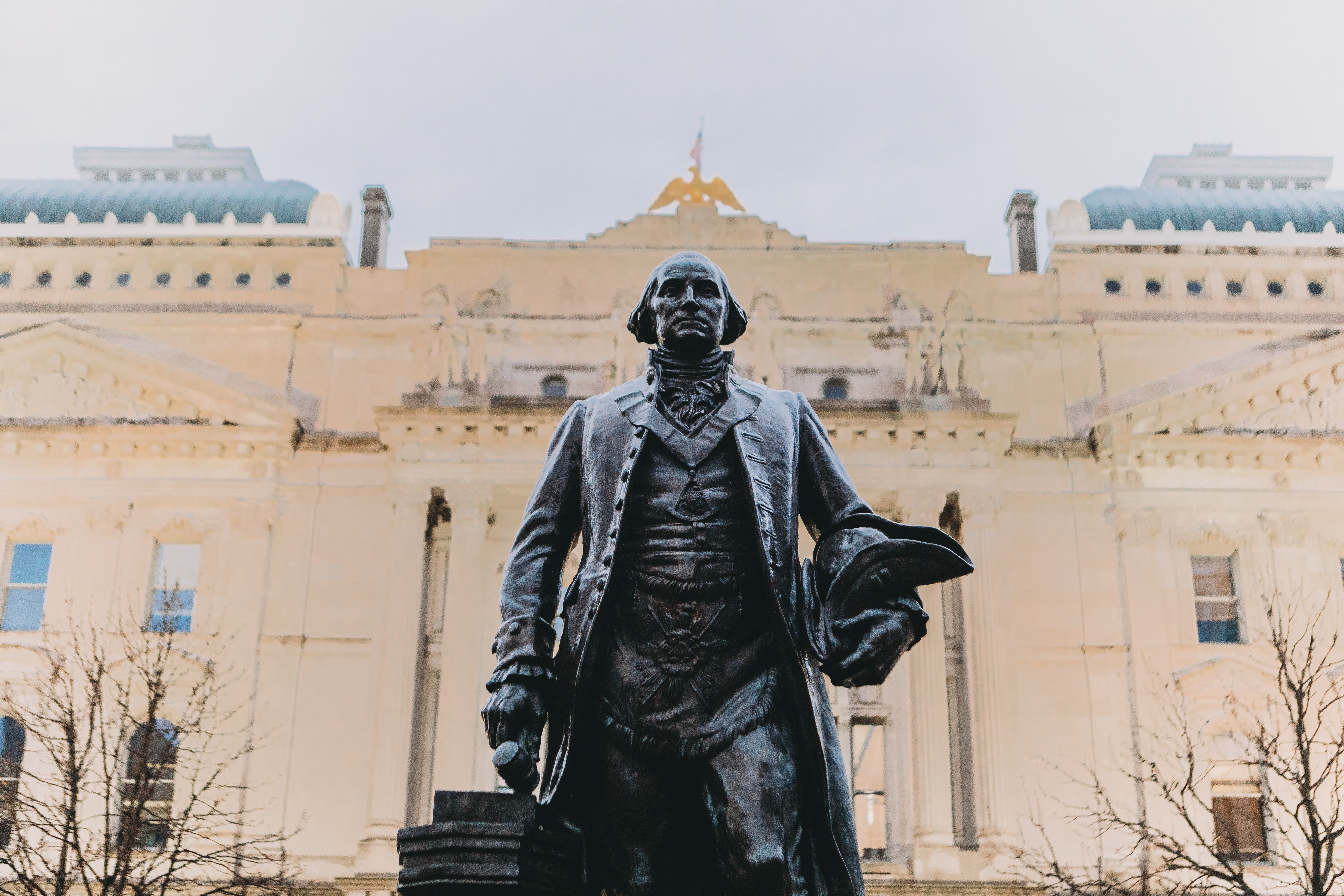 monument statue in a city