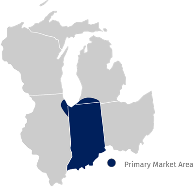 Image of Centier Market area in the Midwest